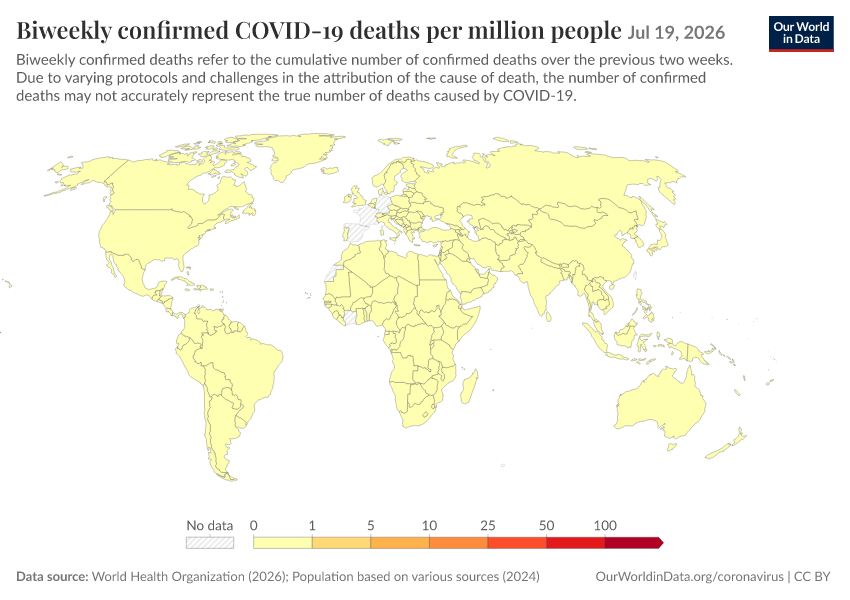 A thumbnail of the "Biweekly confirmed COVID-19 deaths per million people" chart