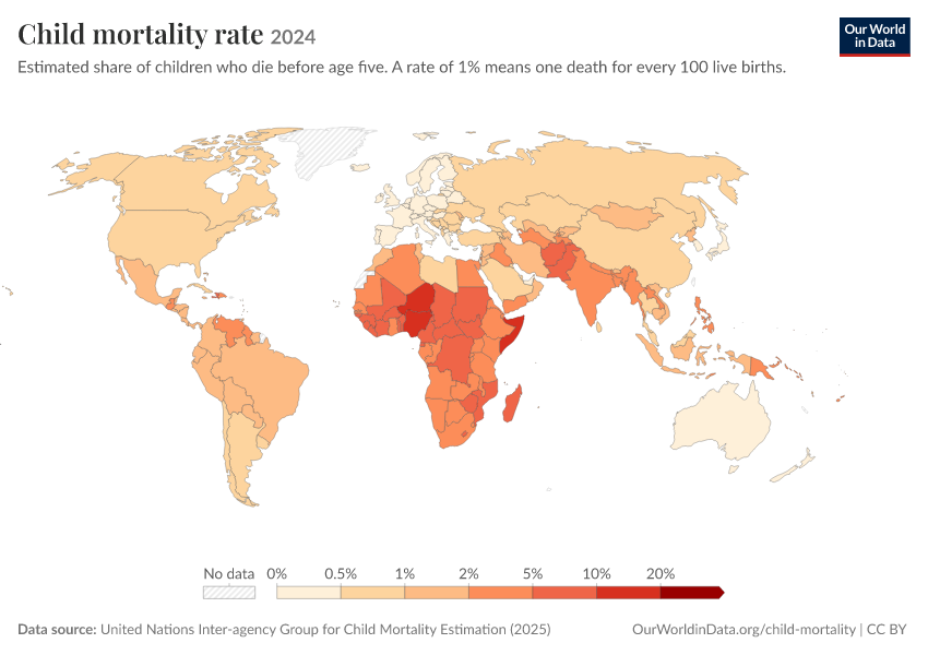 A thumbnail of the "Child mortality rate" chart