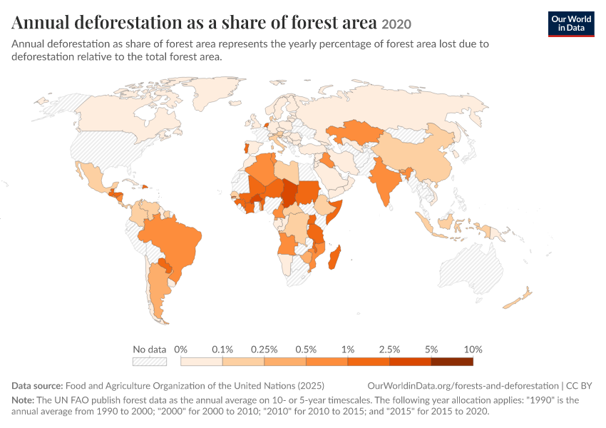 A thumbnail of the "Annual deforestation as a share of forest area" chart