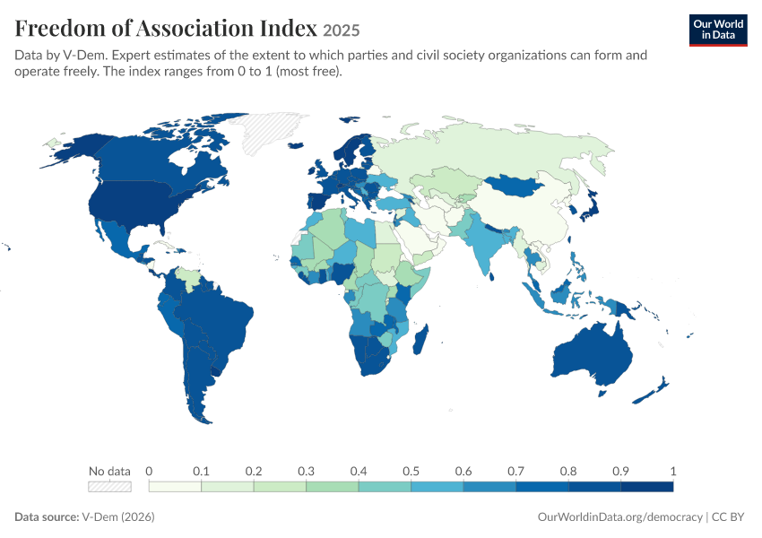 A thumbnail of the "Freedom of Association Index" chart