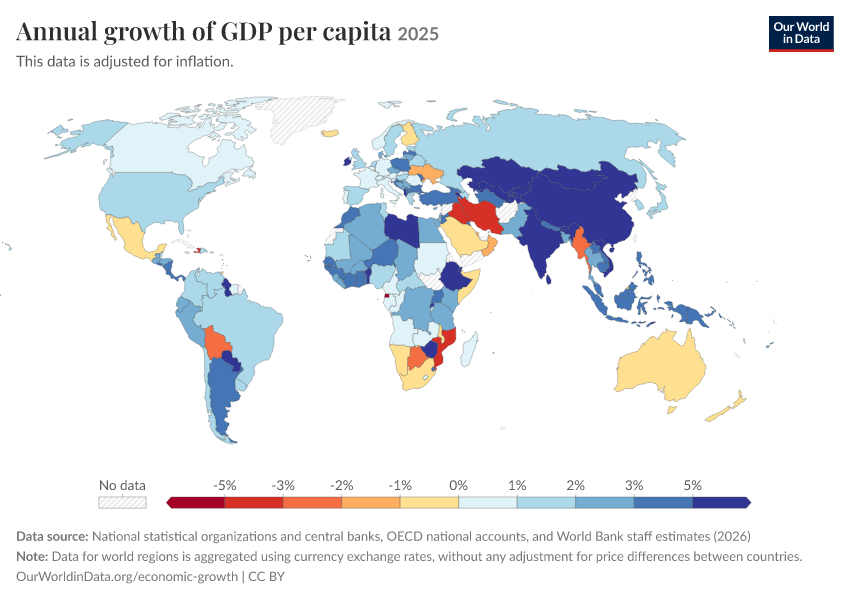 A thumbnail of the "Annual growth of GDP per capita" chart