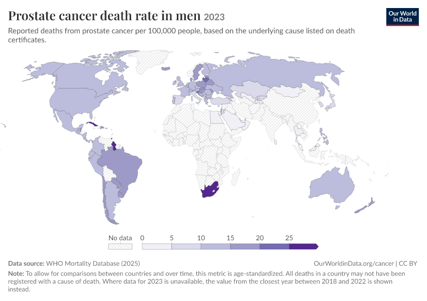 A thumbnail of the "Prostate cancer death rate in men" chart