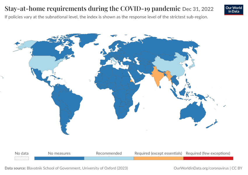 A thumbnail of the "Stay-at-home requirements during the COVID-19 pandemic" chart